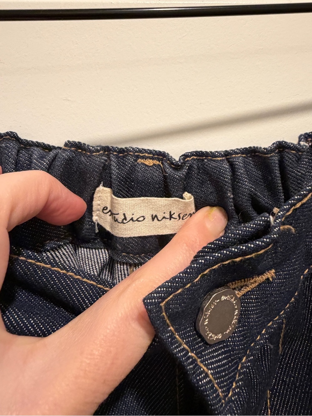 Estudio Niksen - Raw Denim Balloon Jeans - size 2 - Picture 6 of 8